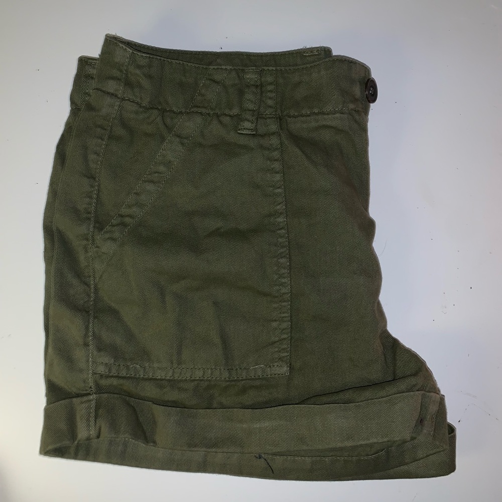 Green shorts